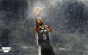 Tony Parker Lightning Shoot Wallpaper