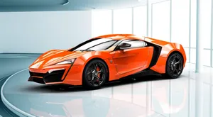 Top 10 Car Orange W Motors Lykan Hypersport Wallpaper