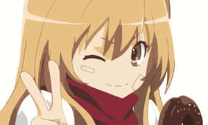 Toradora Anime Character Taiga Aisaka Wallpaper