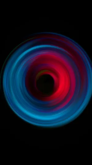 Tornado-like Red Circle Wallpaper