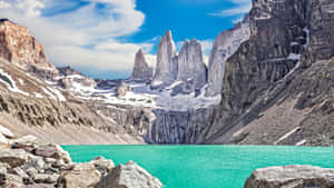 Torres Del Paine National Park Peaksand Lake Wallpaper