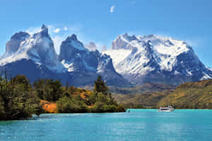 Torres Del Paine Peaksand Lake Wallpaper