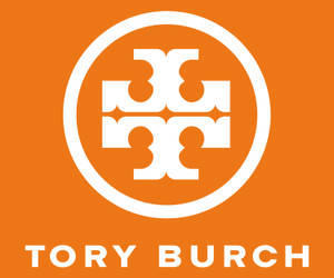 Tory Burch Orange Logo Wallpaper