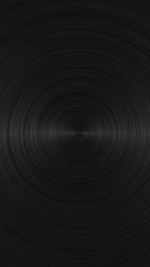 Total Black With Ring Pattern Wallpaper