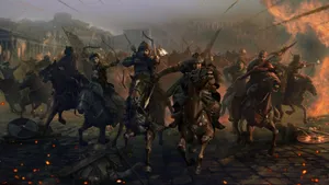 Total War Mongolians Cavalry Charge Wallpaper
