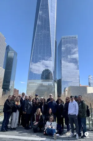 Tourist In Ground Zero Portrait Wallpaper