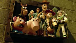 Toy Story 3 In Window Wallpaper