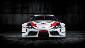 Toyota Gr Supra Front View Wallpaper