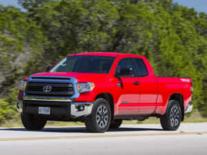 Toyota Trd In Red Inferno Color Wallpaper