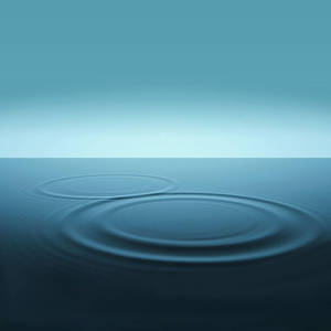 Tranquil Ripples On Water With Galaxy Tablet Wallpaper