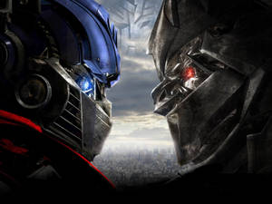 Transformers Face Off Wallpaper