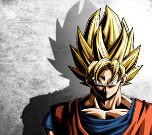 Transforming Power Of Super Saiyan Wallpaper