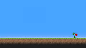 Traversing A Wildlife-rich Environments: Exploring And Building In Minecraft's Grass Biome Wallpaper