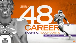 Travis Etienne 48 Career Rushing Touchdown Wallpaper
