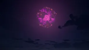 Travis Scott Fortnite Glowing Pink Speaker Wallpaper