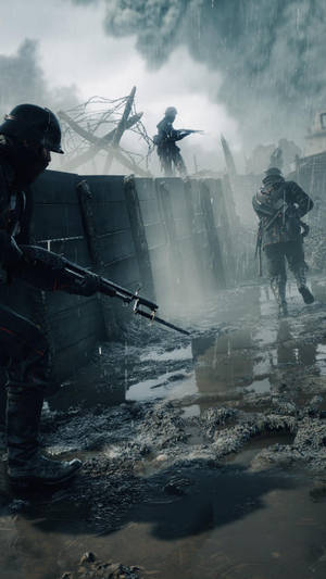 Trench Warfare Battlefield 1 4k Phone Wallpaper