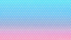 Triangular Grid Aesthetic Teal Pink Gradient Wallpaper