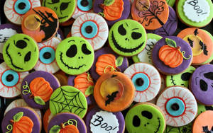 Trick Or Treat Halloween Sweets Wallpaper