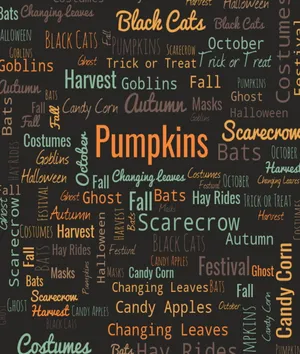 Trick Or Treat Halloween Terms Wallpaper