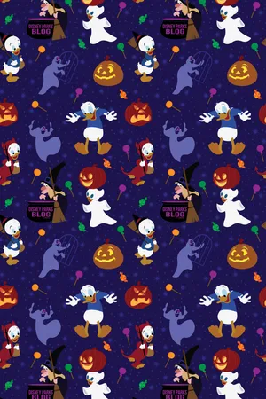 Trick Or Treat Purple Halloween Wallpaper