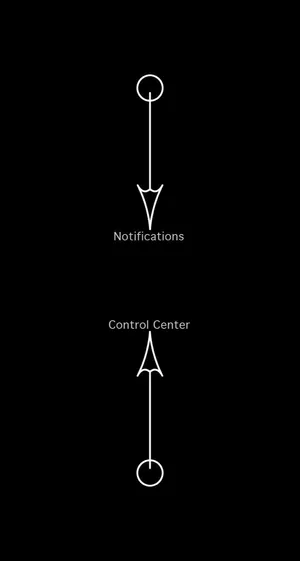 Tricky Lock Screen Showing Phone Diagrams Wallpaper