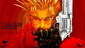 Trigun Vash And Silver Revolver Wallpaper