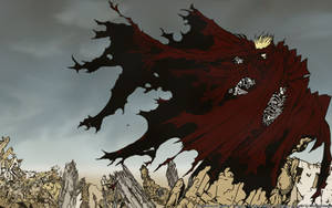 Trigun Vash Ruined City Wallpaper