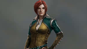 Triss Merigold The Witcher Portrait Wallpaper