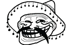 Troll Face Grin Wallpaper