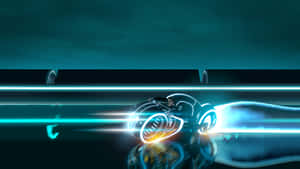 Tron Legacy Lightcycle Dual Monitor Wallpaper Wallpaper