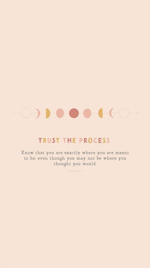 Trust Quote Moon Phases Wallpaper