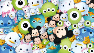 Tsum Tsum Aliens Wallpaper