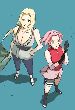 Tsunade With Sakura Wallpaper