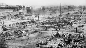 Tulsa Race Massacre Black And White Wallpaper