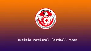 Tunisia National Football Team Purple And Orange Wallpaper