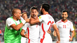 Tunisia National Football Team Victory Wallpaper