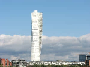 Turning Torso Cloudy Sky Wallpaper