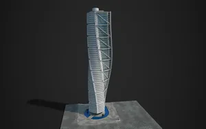 Turning Torso, The Tallest Skyscraper In Sweden, Glistening Under The Sun Wallpaper