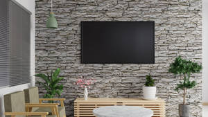 Tv Stone Wall Character Wallpaper