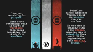 Twenty-one Pilots, Showing Their Creative And Unique Style Wallpaper
