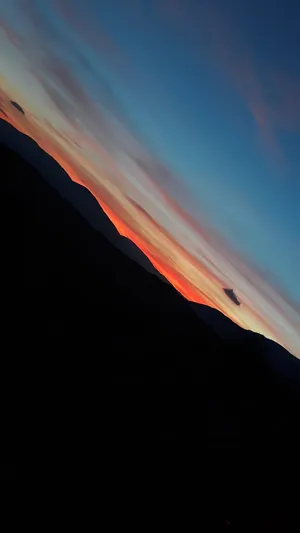 Twilight Silhouette Skyline Wallpaper