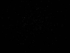 Twinkling Stars On Blank Black Sky Wallpaper
