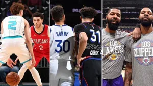 Twins Markieff And Marcus Morris With Other Siblings In Basketball Wallpaper