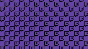 Twitch Icon Patterns Wallpaper