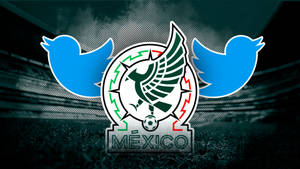 Twitter Logo Mexico National Football Team Collage Wallpaper