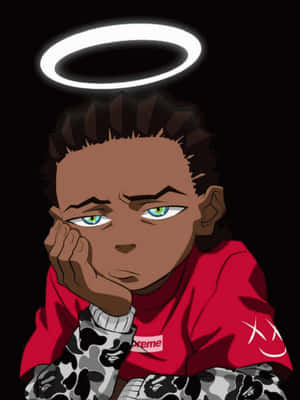 Two Cartoon Rappers Taking The Stage! Wallpaper