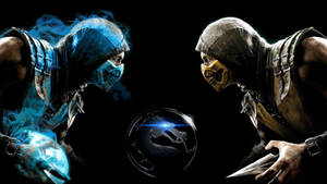 Two Classic Rivalries Clashing In Mortal Kombat 11 Wallpaper