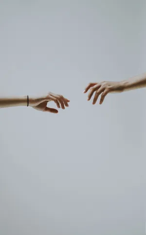 Two Hands Wallpaper