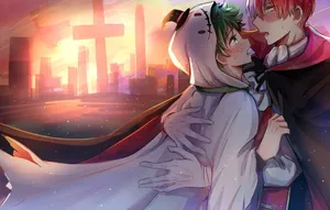 “two Heroes, Two Destinies” Wallpaper