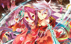 Two Siblings Sora And Shiro From No Game No Life Zero Movie Wallpaper
